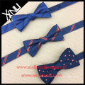 Silk Jacquard Woven Stripes Self Tie Bow Ties Men for Wedding